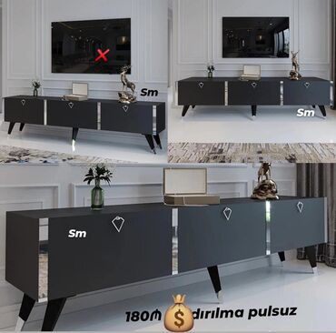 Çarpayılar: TV stend rəng seçimi var