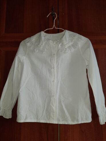 белая рубашка женская: Мектеп формасы, түсү - Ак