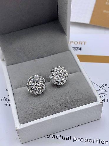 идеальн: Серьги-пусеты с муассанитами💎 Элегантный аксессуар с выраженным — 1