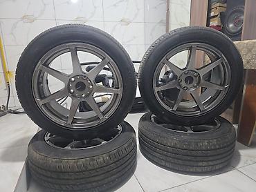 Колеса в сборе 215 / 55 / R 17, Лето, Новый, Комплект, Легковые, Литые, отверстий - 5