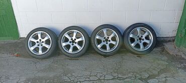 диски и шины хонда 17: Дөңгөлөктөр монтажда 225 / 50 / R 17, Жай, Колдонулган, Комплект, Жеңил унаалар, Куйма, тешиктери - 5