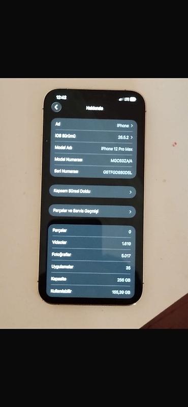 iphone 12 pro irşad: IPhone 12 Pro Max, 256 GB, Ağ, Face ID — 4