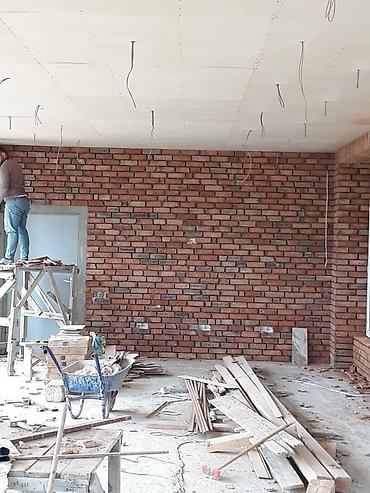 Fasad işləri: Kabançik travertin dekorativni daş usdasi -da lalafo.az — 18 Fasad işləri: Kabançik travertin dekorativni daş usdasi — 18