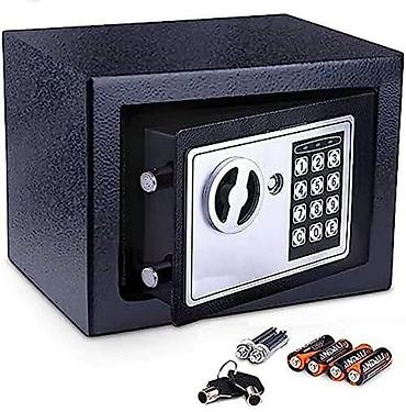 seyf silah: Elektron şifrə ilə seyf – metal korpuslu, kompakt ölçülü, ev və ofis — 1