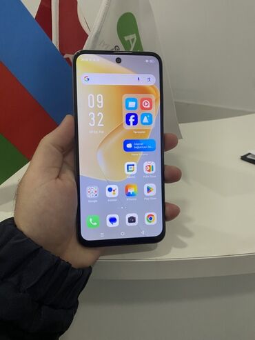 tecno spark go 1 qiyməti: Infinix HOT 50i, 128 GB, rəng - Boz, Sensor