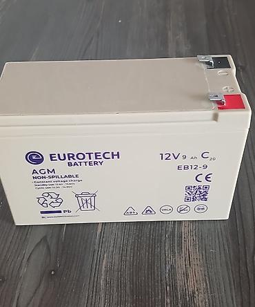 аккумулятор 12в 7а ч: Akumulyator EUROTECH Battery EB12-9 Nece eded isdeseniz var. – AGM — 1