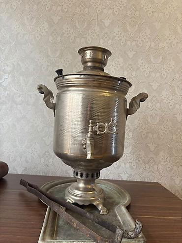 Klassik metal samovar – kömür/odunla işləyən model Samovar 7 litr 350 lalafo.az -da Klassik metal samovar – kömür/odunla işləyən model Samovar 7 litr 350