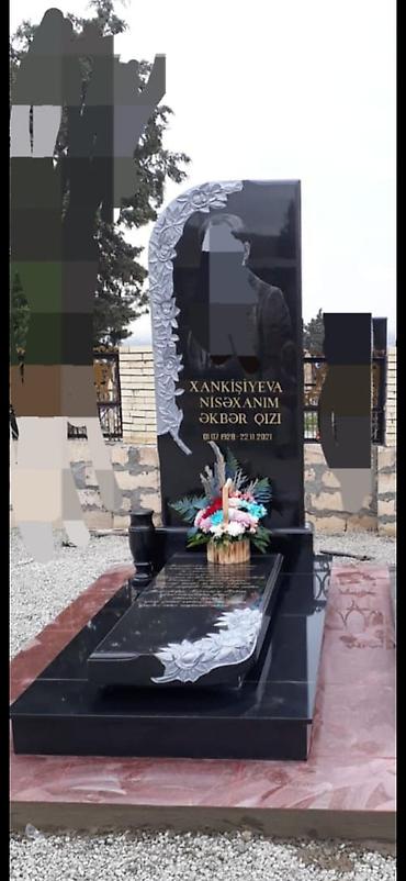 Digər xidmətlər: Qəbirüstü abidə və məzar kompleksi hazırlığı Xidmətin məzmunu: - — 9