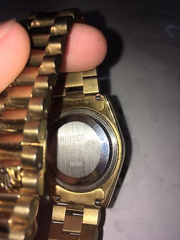 t winner: Yeni, Qol saatı, Rolex, rəng - Qızılı — 4