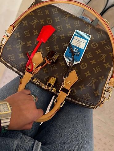 Классические сумки: Классическая сумка, Louis Vuitton, Китай, Материал: Натуральная кожа, Моющийся материал, Съёмный ремень, Унисекс, Б/у — 2