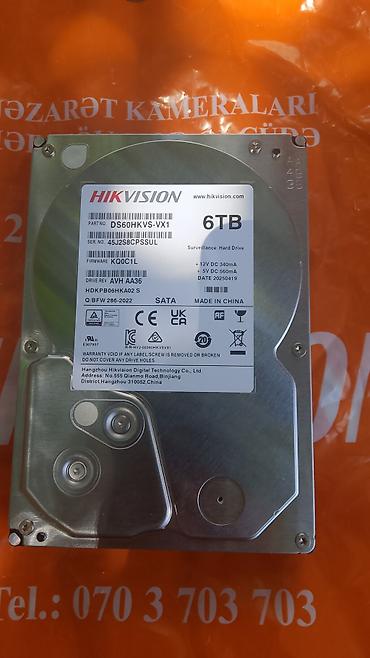 ucuz komputerlər: Hikvision DS60HKVS-VX1 6TB SATA sərt disk Az islenib. Qiymetde — 1