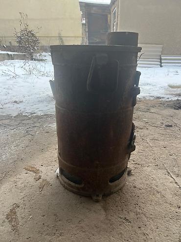 Буржуйки: Печь-буржуйка металлическая, цилиндрическая, чугунная 6000 сом — 3