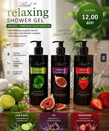 birja com masaj: Larel Relaxing Shower Gel – hər duşda təbiətdən gələn rahatlıq - — 1