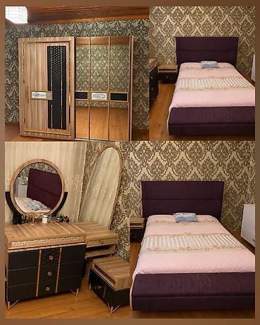 Digər mebel: F99Yataq dəsti satılır 1000₼. Matrası var. Ünvan — 1