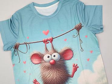 bluza szara pull and bear: T-shirt damski, rozmiar L — 1