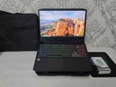macbook 11: Ноутбук, Acer, 32 ГБ ОЗУ, AMD Ryzen 7, 15.6 ", Б/у, Игровой, память NVMe SSD