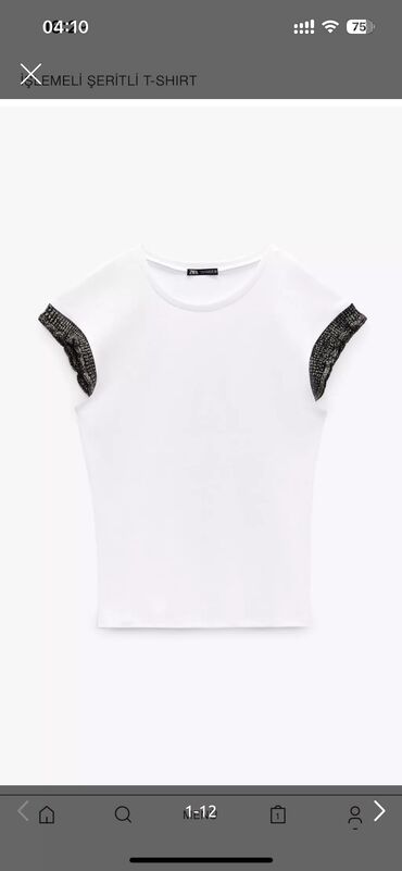 Sabo: Zara kofta 🤍 bir iki defe geyilib teze kimidir Qolları kantlı model S — 1