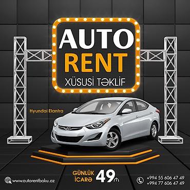 Nəqliyyat vasitəsinin icarəsi: Munasib qiymete, endirimlerle icareye masin teklif edirik 7/24 icare — 2