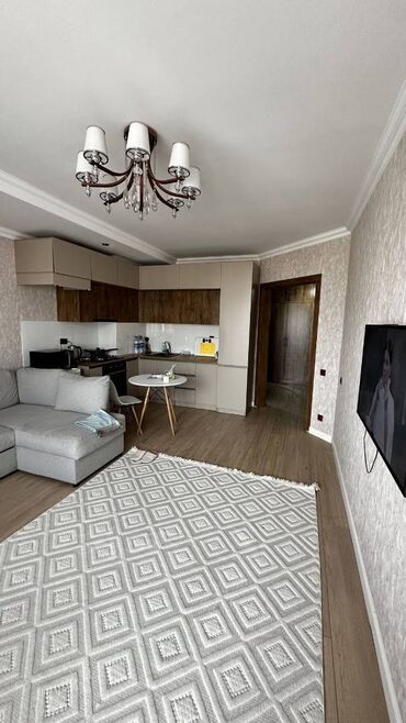 продаю квартиру в оше: 2 комнаты, 55 м², Элитка, 8 этаж, Евроремонт