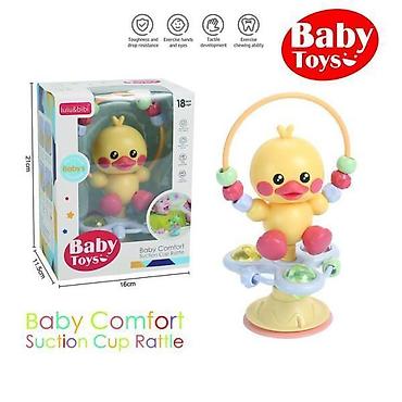 cestitki za bebe: Zabavni patak 428073/1 – interaktivna šarena igračka za bebe od 6+ — 1