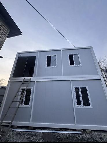 Продажа торговых контейнеров: Модульный контейнерный дом/офис из сэндвич‑панелей. Размеры от : 6/3 — 9