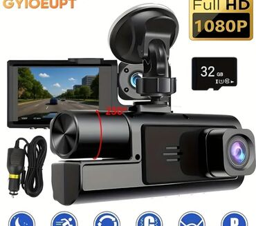 крепление на стену: AZ - Car Video Capture Жаңы, Маңдайкы айнегине, GPS жок, G-Sensor бар, Антирадар жок