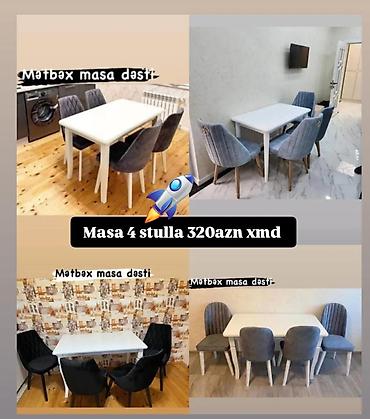 ev ucun stol stul: Masa desdi — 1
