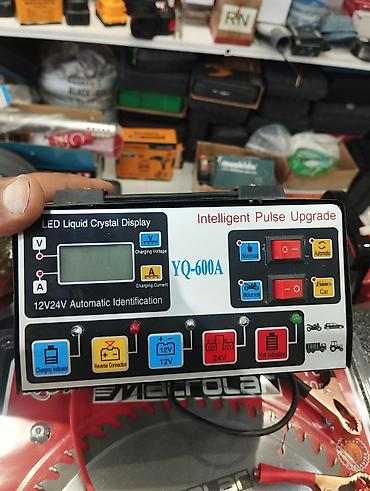 YQ-600A ağıllı akkumulyator şarj cihazı - 12V/24V avtomatik tanıma lalafo.az -da YQ-600A ağıllı akkumulyator şarj cihazı - 12V/24V avtomatik tanıma