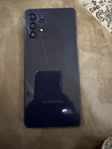 Samsung: Samsung Galaxy A32, 128 GB, rəng - Bənövşəyi, Barmaq izi, İki sim kartlı, Face ID