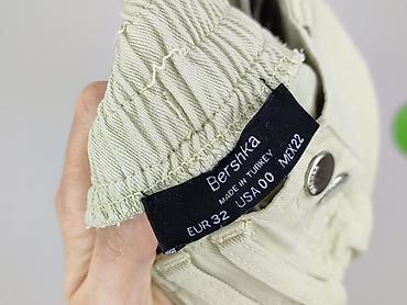 relaxy kozaki: Bershka, Spodnie cargo damskie, rozmiar 2XS — 4