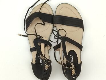 spódnice czarne obcisła: Sandals for women, 38, condition - Very good