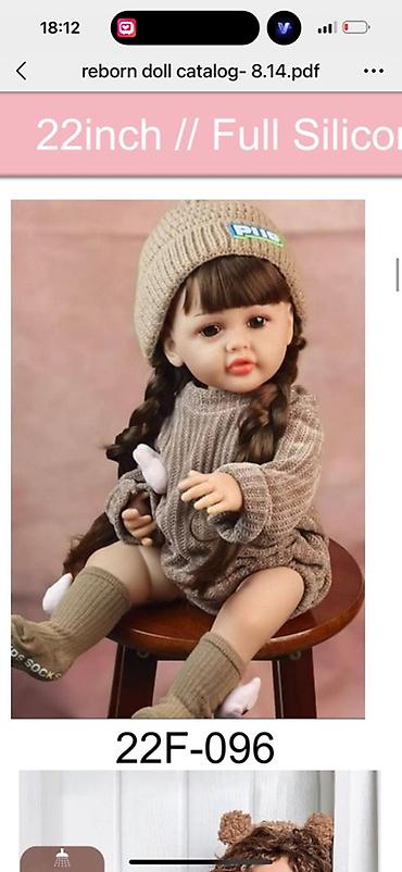 реборн цена: Реборн-куклы, 22 inch (около 55 см), серия 22F Модели: - 22F-096 — — 4