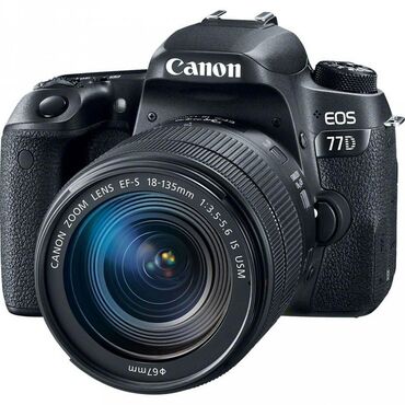 bts çanta: Canon EOS 77D rəqəmsal güzgülü kamera, Canon EF-S 18-135mm f/3.5-5.6