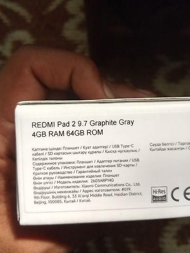 umiio tablet 16 max: Redmi Pad 2 planşet – 9.7" ekran, Graphite Gray rəng. Xüsusiyyətlər — 4