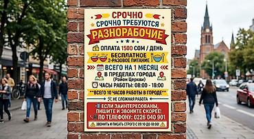 Разнорабочие: Требуется Разнорабочий, Оплата: Ежедневно, Без опыта — 1