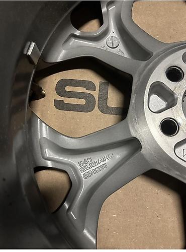 torros disk: Subaru orijinal ENKEI yüngül lehimli 4 disk ve Yokohama 225/60/R17 — 2