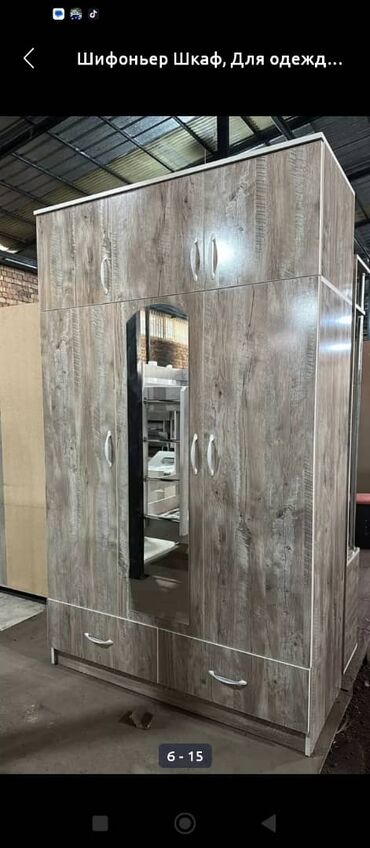 Шкафы для одежды: Шкафы 3 х дверные есть все расцветки хорошие качества размеры — 10