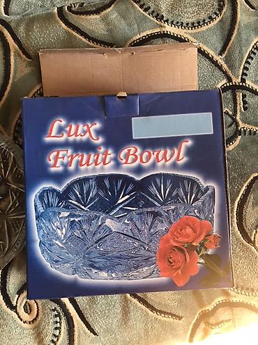 heinz kaşa: Lux Fruit Bowl kristal meyvə qabı - Material: ağır şüşə/kristal — 4