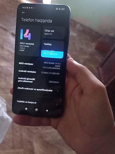 rədmi 13c: Redmi 9T, 64 GB, rəng - Mavi, İki sim kartlı — 1