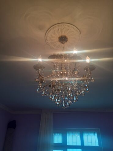 kabancik daslar: Çılçıraq, 8 lampa, Xrustal
