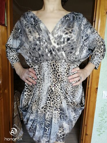 turk hicab geyimleri: Коктейльное платье, Мини, 2XL (EU 44)