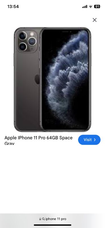 en ucuz ayfon: IPhone 11 Pro, 64 GB