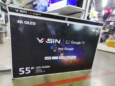 ТВ и видео: Срочная акция Телевизор yasin 55q90 140 см 55 ^ prime prime 4k