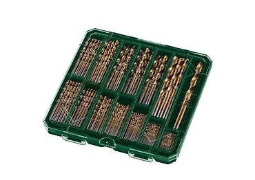 Burgije: Parkside set spiralnih burgija HSS – 130 delova - Višenamenski set za — 3