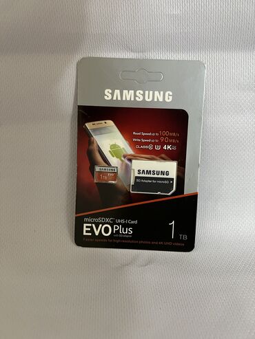 yaddaş kartı 1 tb: YENİ MİCRO SD CARD YADDAŞ 1TB SAMSUNG OXUMA SÜRƏTİ 100 MB/S YAZMA
