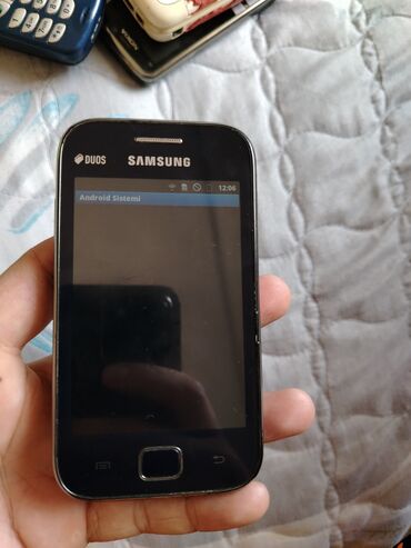 işlenmiş ucuz telefonlar: Samsung Galaxy A22, 2 GB, rəng - Qara, Sensor