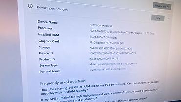sensor monitor: Sensor toxunuşlu Packard Bell All-in-One masaüstü kompüter - — 8
