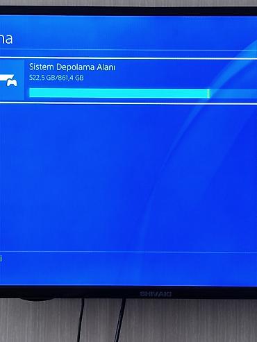 playroom: PlayStation 4 (PS4) FAT konsolu – 1 TB (təxminən 861,4 GB istifadə — 3
