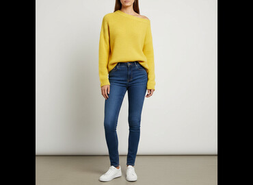 sweter amisu new yorker: Amisu, Sweter damski, rozmiar XS