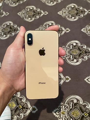ipad 7: IPhone Xs, Б/у, 256 ГБ, Золотой, Чехол, Кабель, 78 % — 2